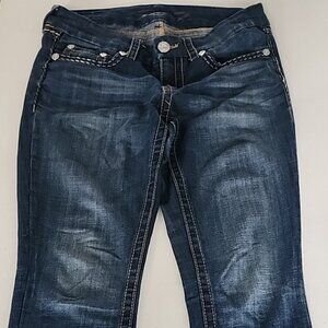 Seven 7 Rhinestones Women's Skinny Jeans, Size 8 - Stretch